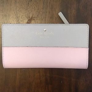 Kate Spade Wallet - Pink/Grey